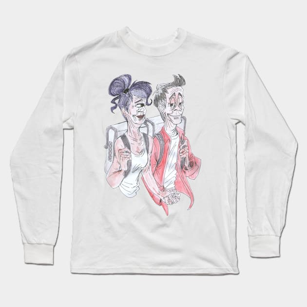 Meanwhile Long Sleeve T-Shirt by giuliadrawsstuff